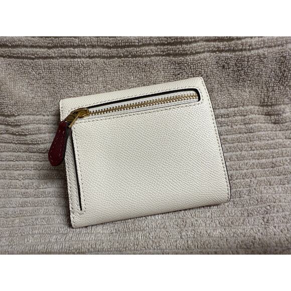 Coach Trifold Wallet w/ coin slot  Coach WYN Cream Mustard - Picture 4 of 5